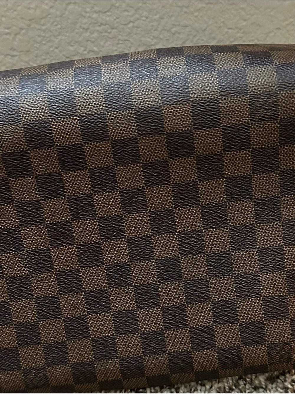 Authentic Louis Vuitton Damier Ebene Speedy Tote with LV Charm - Picture 12 of 12